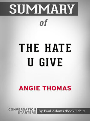 cover image of Summary of the Hate U Give